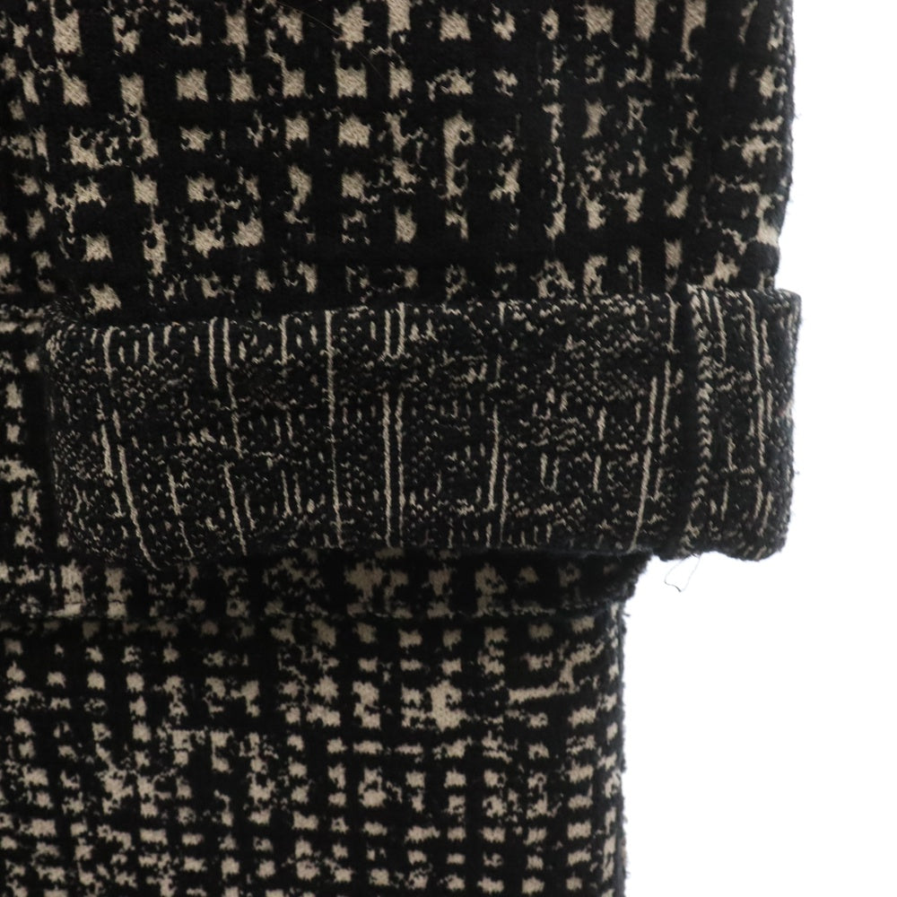 LANVIN(ランバン) ツイード コートジャケット ブラック/ホワイト レディース RW-CO3101-MA04-A15