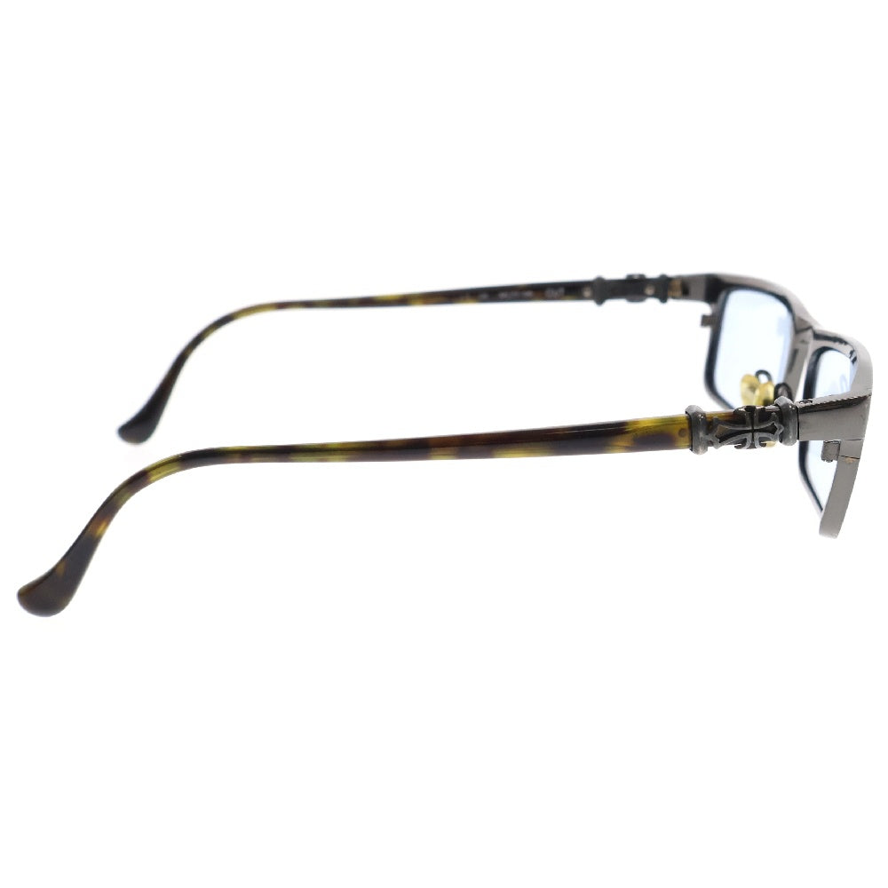 CHROME HEARTS(クロムハーツ) CUT クロスモチーフ メタルフレーム アイウェア シルバー 眼鏡
