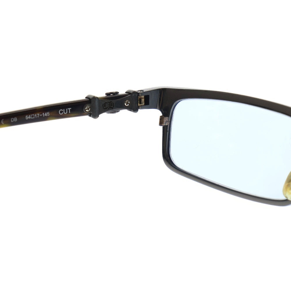 CHROME HEARTS(クロムハーツ) CUT クロスモチーフ メタルフレーム アイウェア シルバー 眼鏡