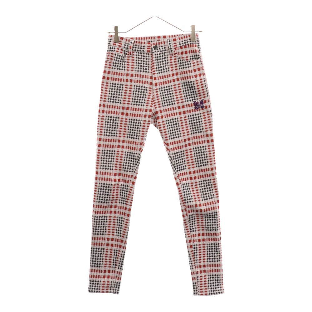 Needles(ニードルス) SKINNY PANTS ドット スキニーパンツ KP217 レッド レディース