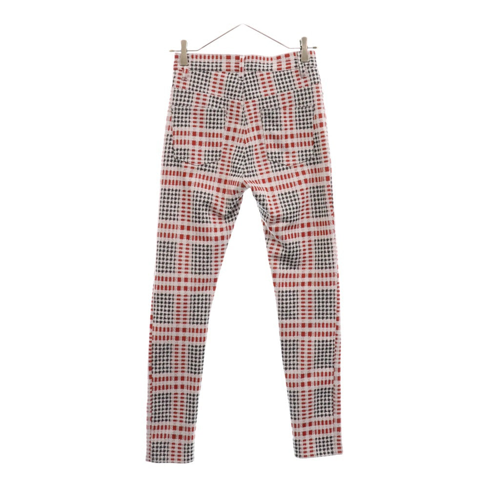 Needles(ニードルス) SKINNY PANTS ドット スキニーパンツ KP217 レッド レディース