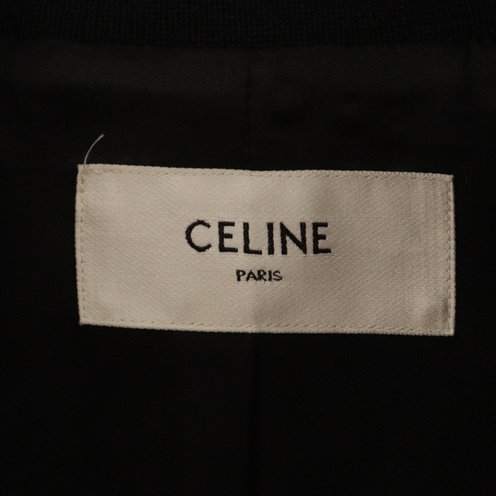 CELINE(セリーヌ) 22SS Cパッチ クラシック テディジャケット 2V56D896C ブラック