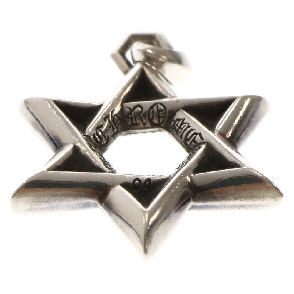 CHROME HEARTS(クロムハーツ) STAR OF DAVID PENDANT LG ラージ スターオブダビデペンダント ネックレストップ シルバー