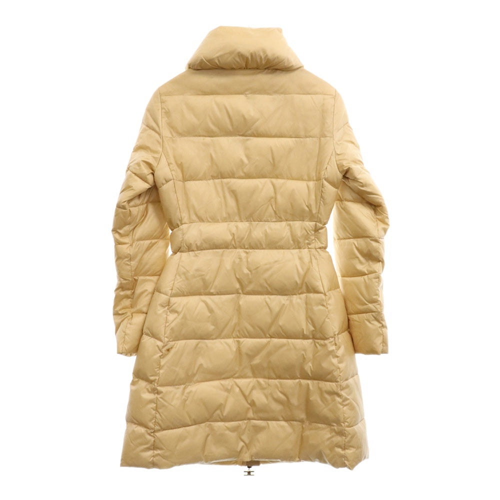 Elisabetta FRANCHI(エリザベッタフランキ) GIACCA IMBOTTITA PADDED JACKET ベルト付き パデッド ジャケット レディース PI 048 1885 ベージュ