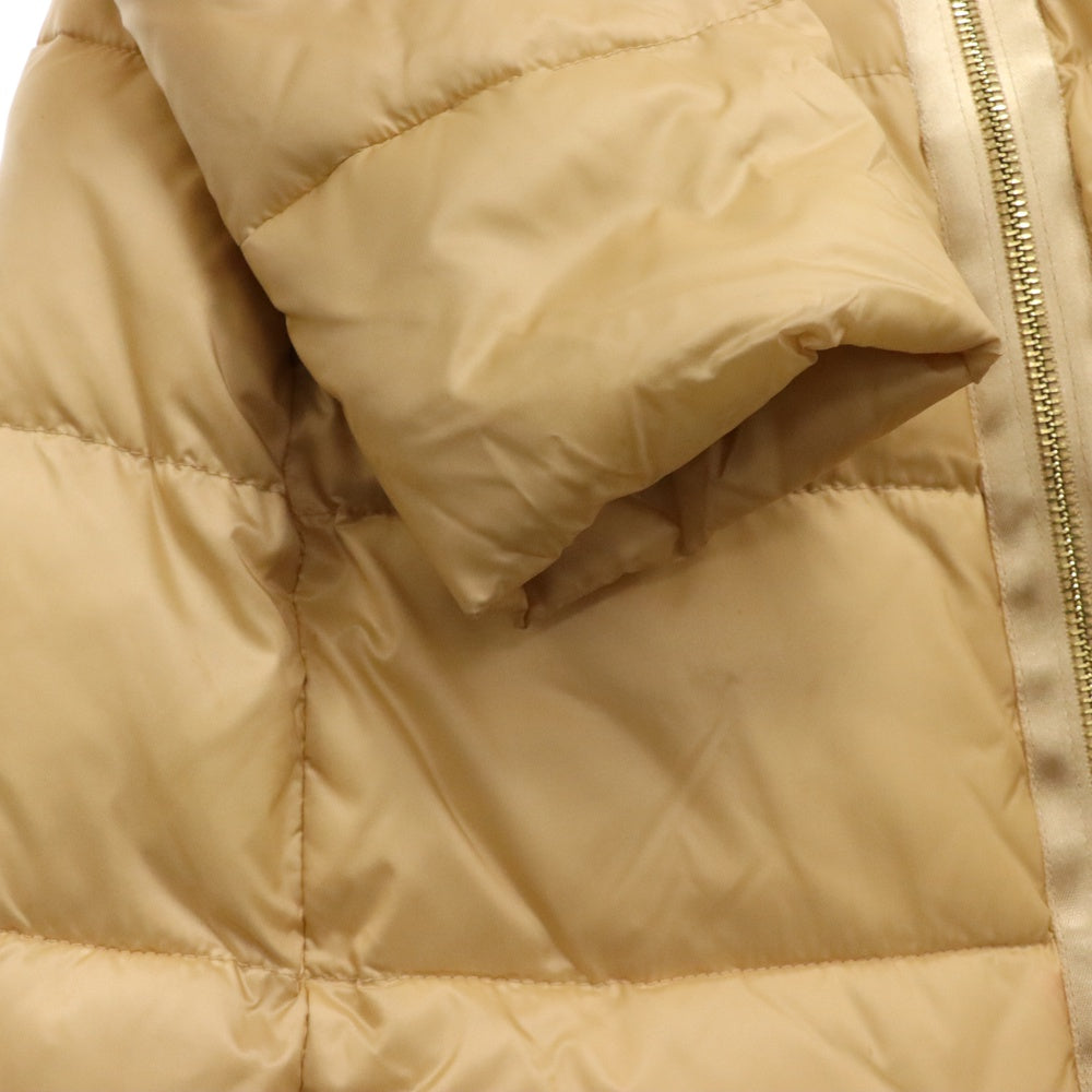 Elisabetta FRANCHI(エリザベッタフランキ) GIACCA IMBOTTITA PADDED JACKET ベルト付き パデッド ジャケット レディース PI 048 1885 ベージュ
