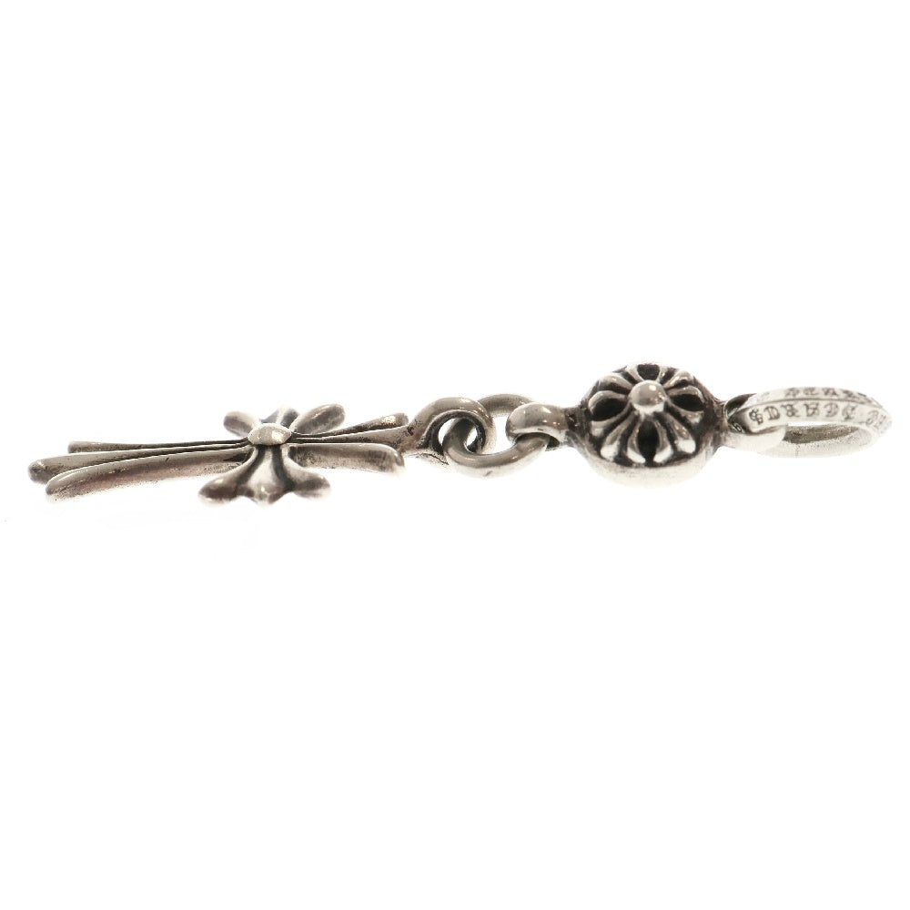 CHROME HEARTS(クロムハーツ) 1B TNY CH CRS 1ボールタイニーCHクロス チャーム ネックレストップ シルバー