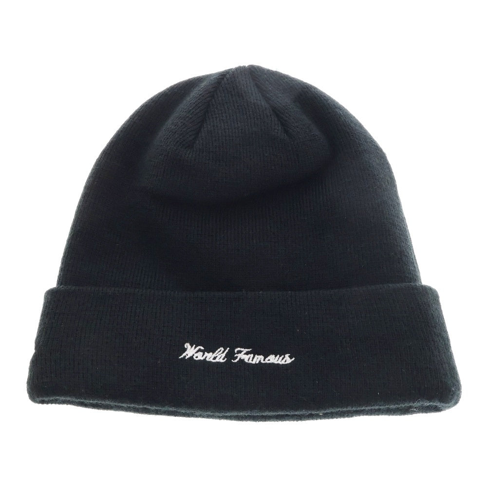 SUPREME(シュプリーム) 17AW ×New Era Box Logo Beanie ニューエラ ボックスロゴ ビーニー ニットキャップ ブラック