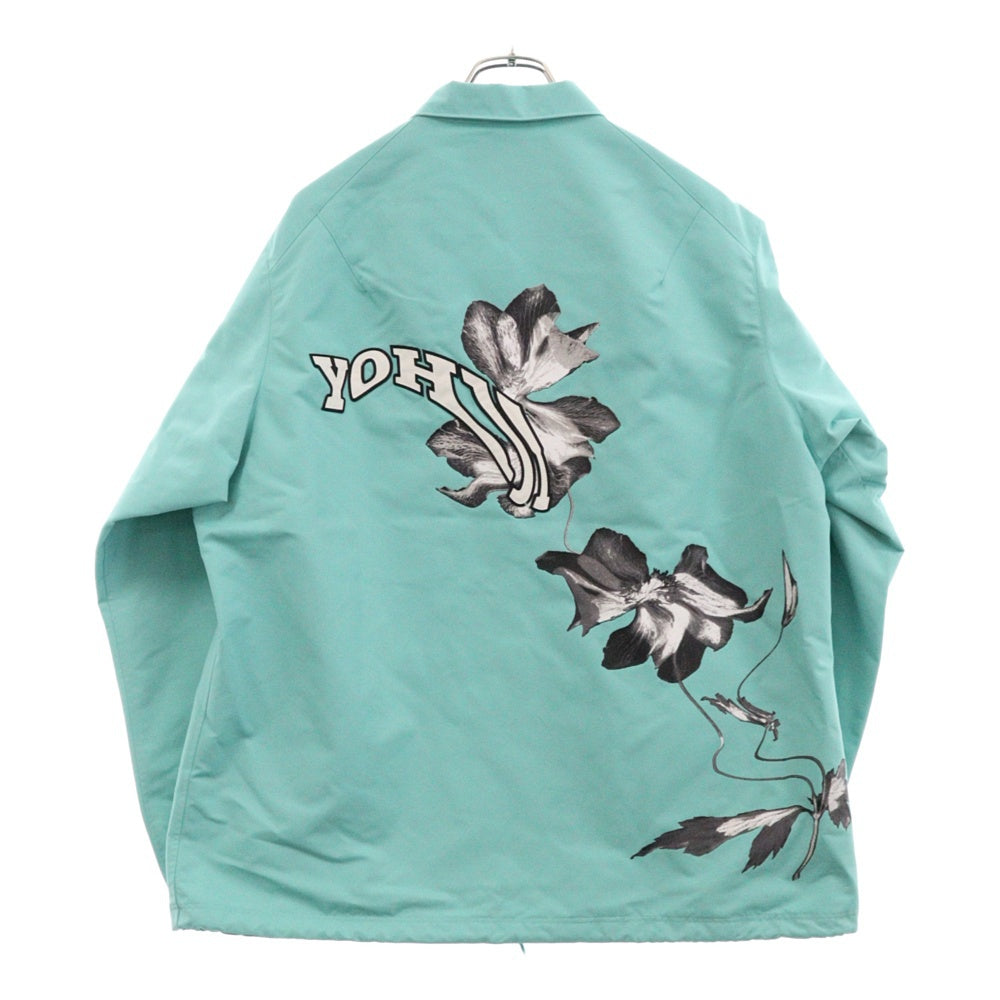 Y-3(ワイスリー) Coach Jacket グラフィック ナイロンコーチジャケット ミントグリーン IV5654