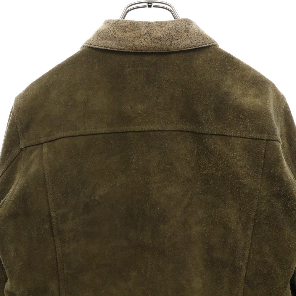 VISVIM(ヴィスヴィム) 15SS 101 JKT IT 2 COW SUEDE カウスウェードシャツ 0115105014004 カーキ