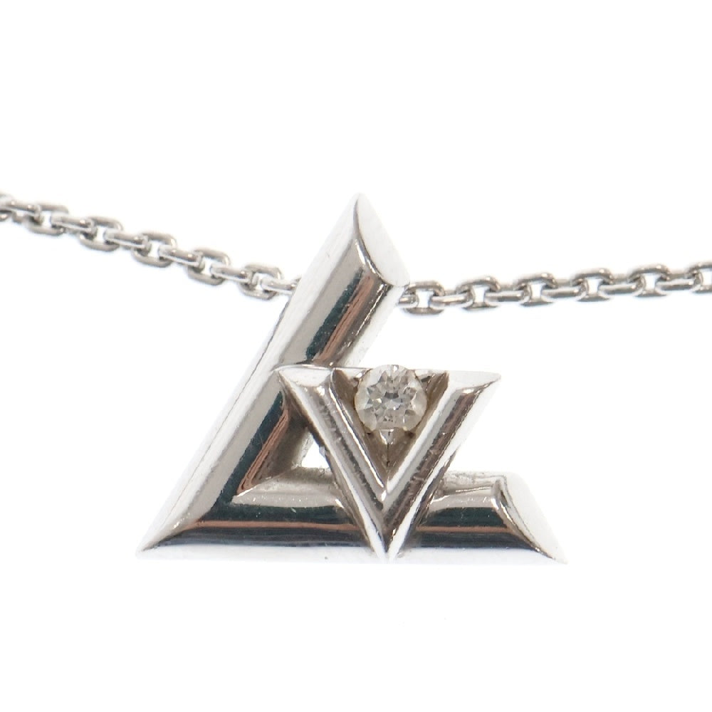 LOUIS VUITTON(ルイヴィトン) LV ヴォルトワン PM Au750 ホワイトゴールド ダイヤモンド ペンダント ネックレス Q93806