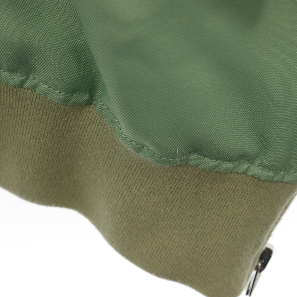 BAPE BLACK(ベイプブラック) PAISLEY BOMBER JACKET 裏地ペイズリー ボンバー ジャケット グリーン