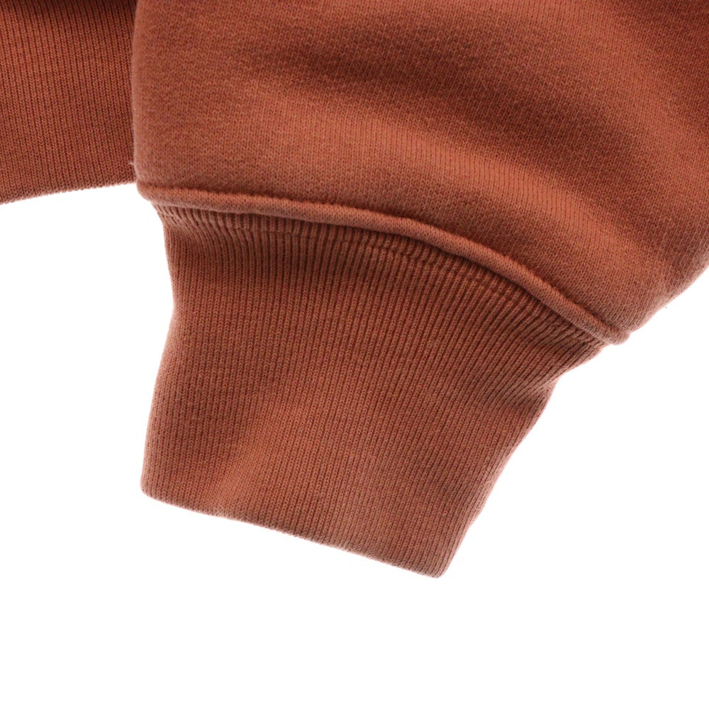 STUSSY(ステューシー) Fleece Raglan Hood 裏起毛 フーディープルオーバーパーカー 118572 オレンジ