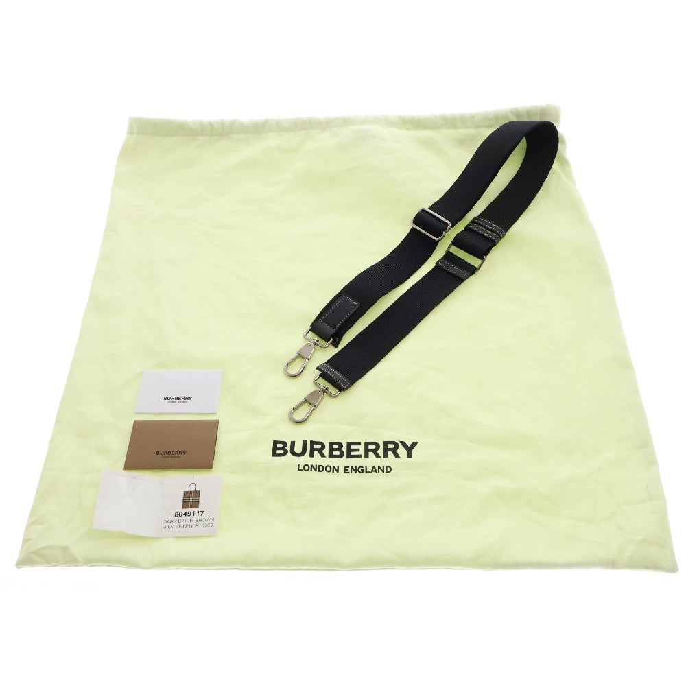 BURBERRY(バーバリー) ML SLIM DENNY PT DARK CRANBERRY バーバリーチェック レザートートバッグ ショルダーバッグ 80491171 ブラウン