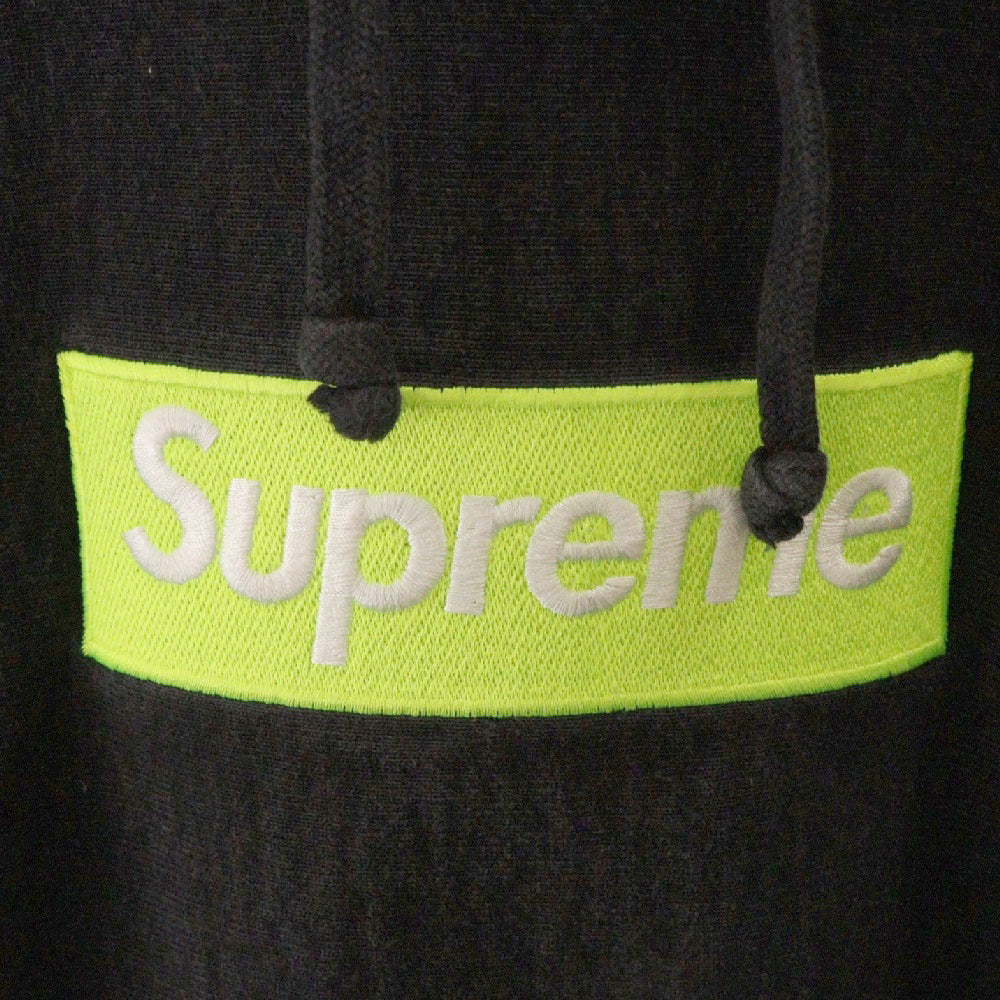 SUPREME(シュプリーム) 17AW Box Logo Hooded Sweatshirt ボックスロゴプルオーバーパーカー フーディ ブラック