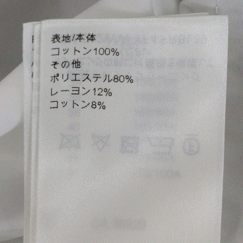 LOUIS VUITTON(ルイヴィトン) グラフィックトリム ペプラムトップス フリル ブラウス RW242WW YF4 ホワイト