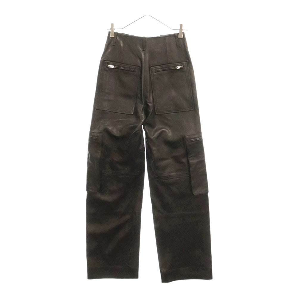 AMIRI(アミリ) LEATHER CARGO PANT PF23WLP004001 レザーカーゴパンツ ブラック