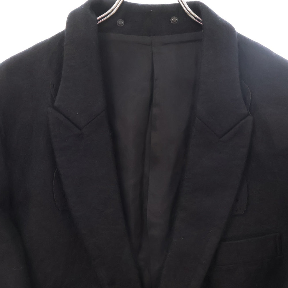 UNDERCOVER ISM(アンダーカバーイズム) 05AW 初期 ARTS&CRAFTS期 スカルパッチ フェルト テーラードジャケット 5A202-J2 ブラック