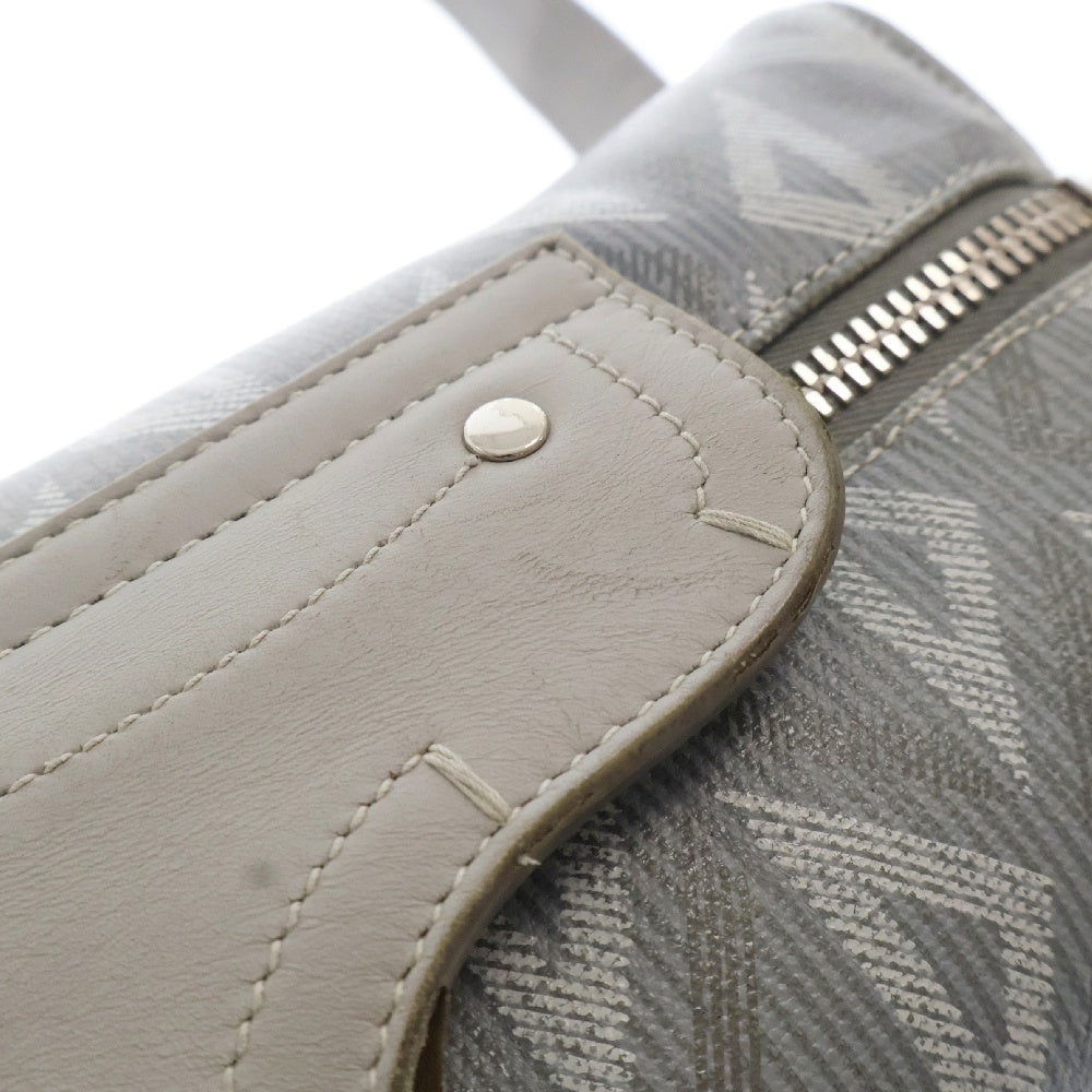 DIOR(ディオール) LINGOT22 ランゴ ダイヤモンドキャンバス総柄 コースターバックルショルダーバッグ グレー