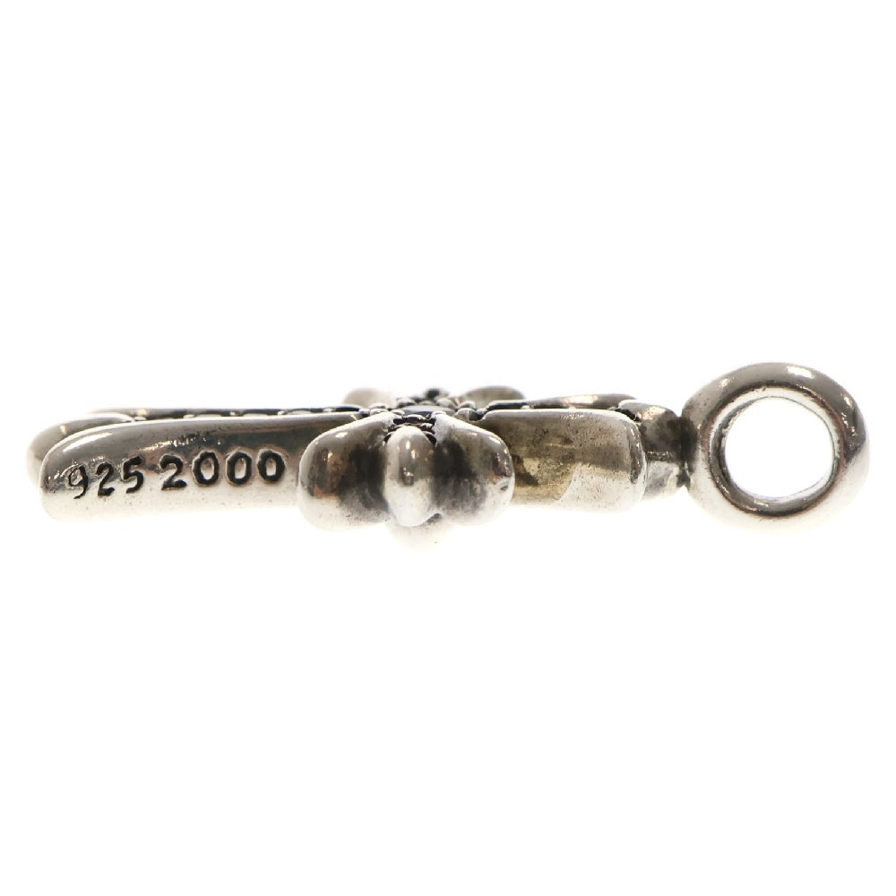 CHROME HEARTS(クロムハーツ) TNY CRSF P RUBY タイニーファットクロス PAVEルビー ペンダント ネックレストップ シルバー