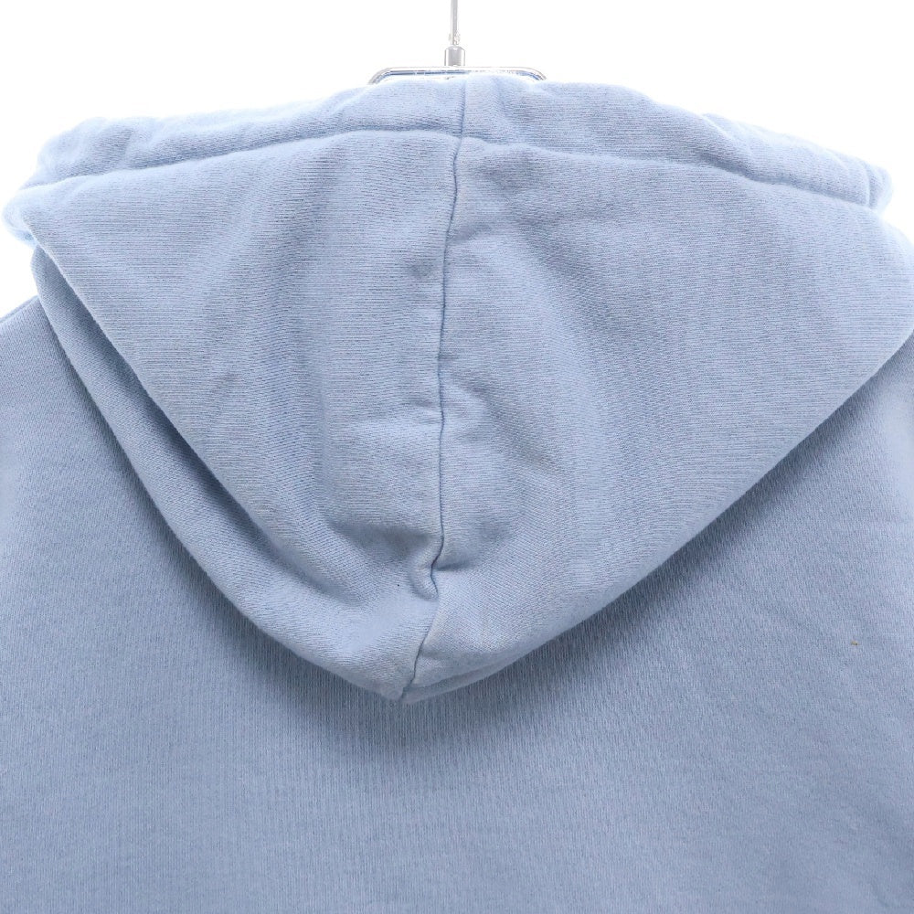 CELINE(セリーヌ) LOGO PRINT LOOSE HOODIE ロゴプリント プルオーバーウェットパーカー フーディー 2Y321670Q ライトブルー