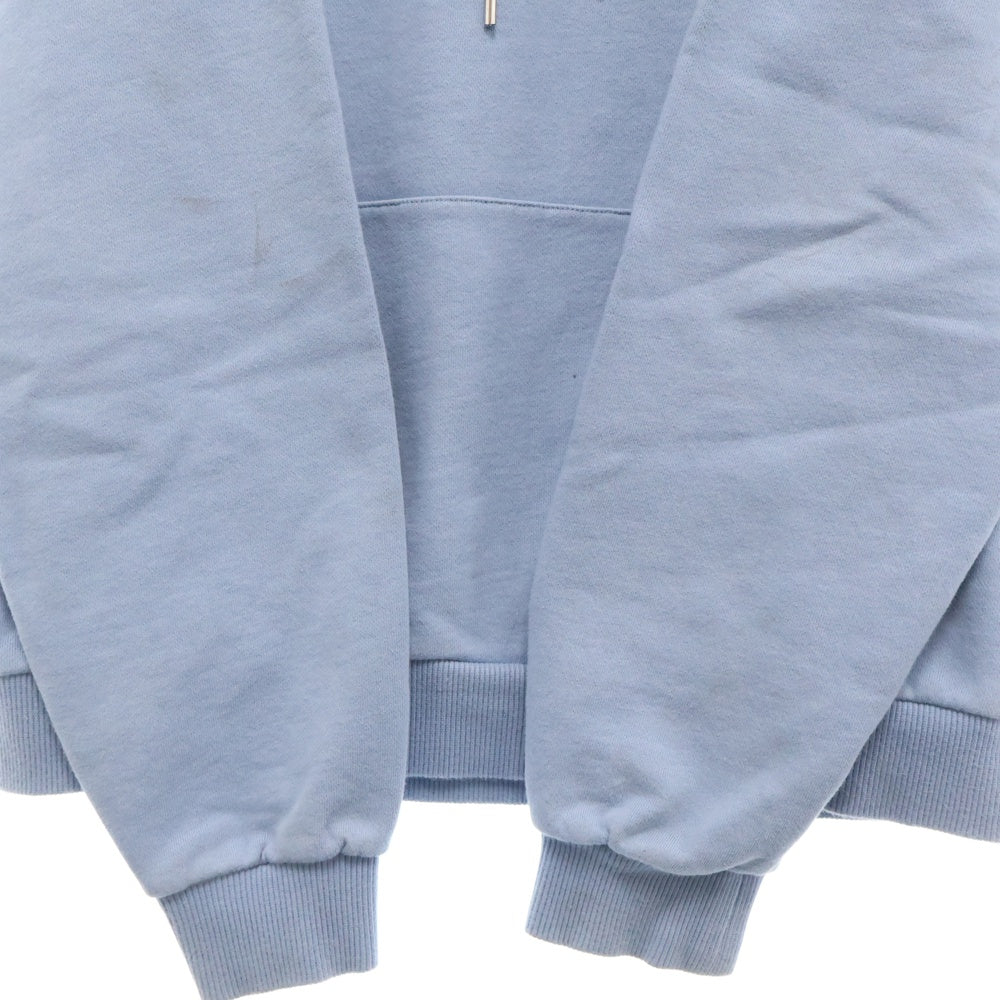 CELINE(セリーヌ) LOGO PRINT LOOSE HOODIE ロゴプリント プルオーバーウェットパーカー フーディー 2Y321670Q ライトブルー