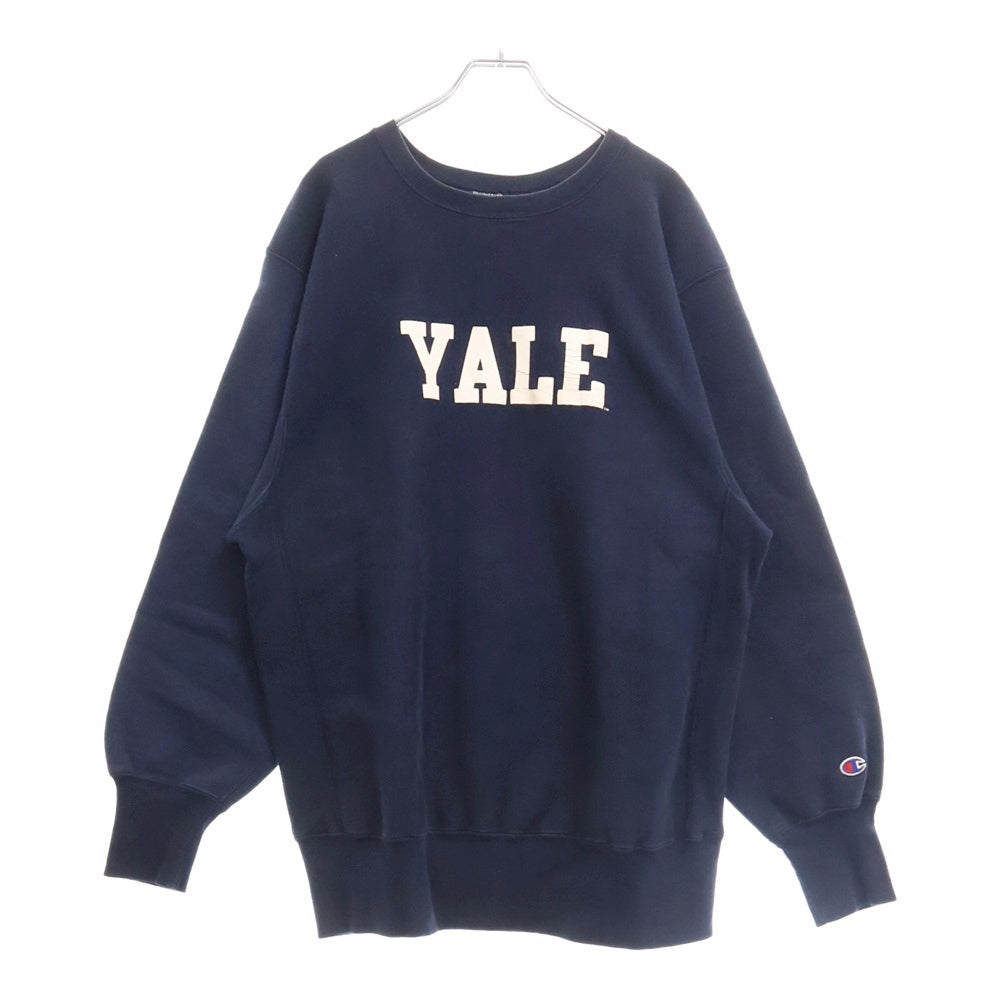 VINTAGE(ヴィンテージ) 90s Champion REVERSE WEAVE YALE クルーネック スウェットシャツ トレーナー ネイビー