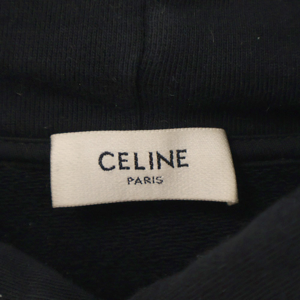 CELINE(セリーヌ) 22AW PULLOVER HOODIE グラデーションロゴ フーディ プルオーバーパーカー 2Y753670Q ブラック