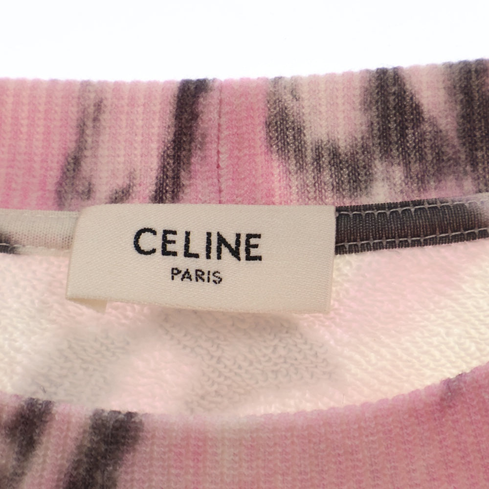 CELINE(セリーヌ) 23SS LOOSE TIE DYE SWEAT SHIRT タイダイ ルーズスウェットシャツ 2Y53C647V マルチカラー