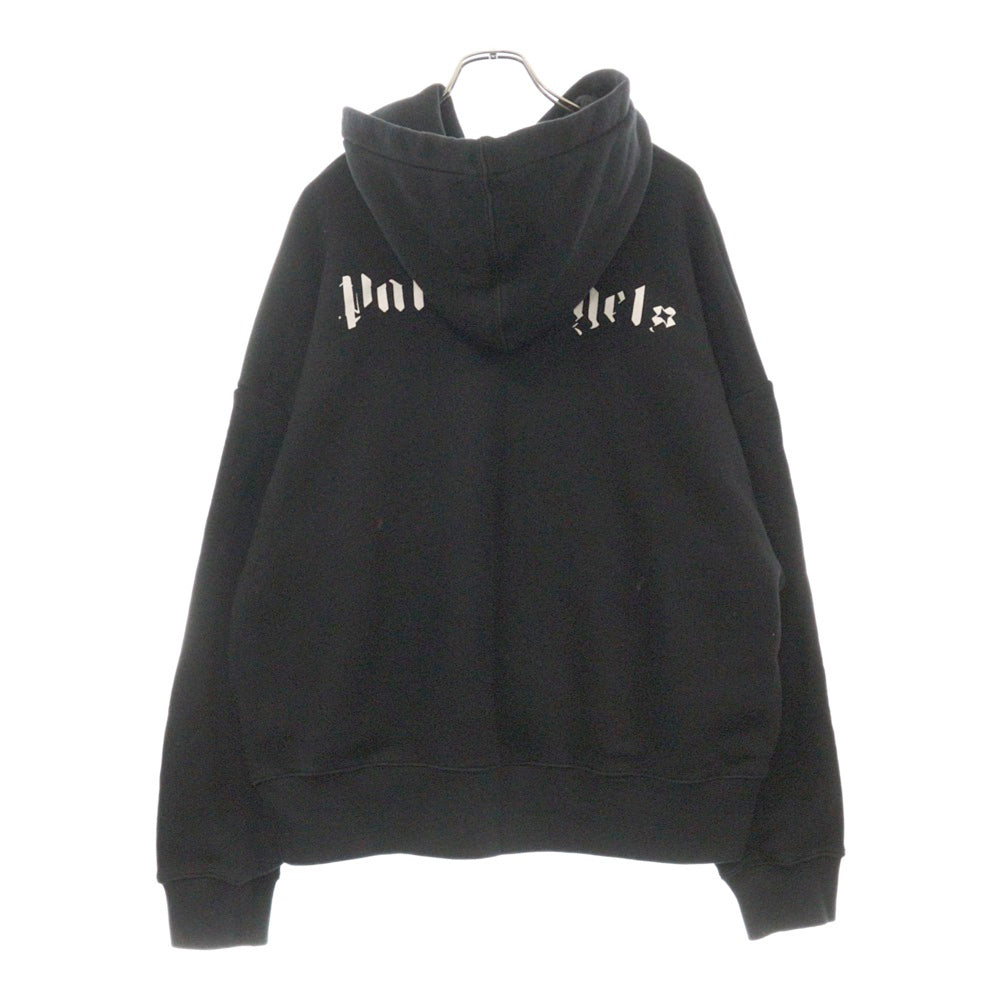 Palm Angels(パームエンジェルス) SKULL HOODIE スカルプリント プルオーバーパーカー ブラック