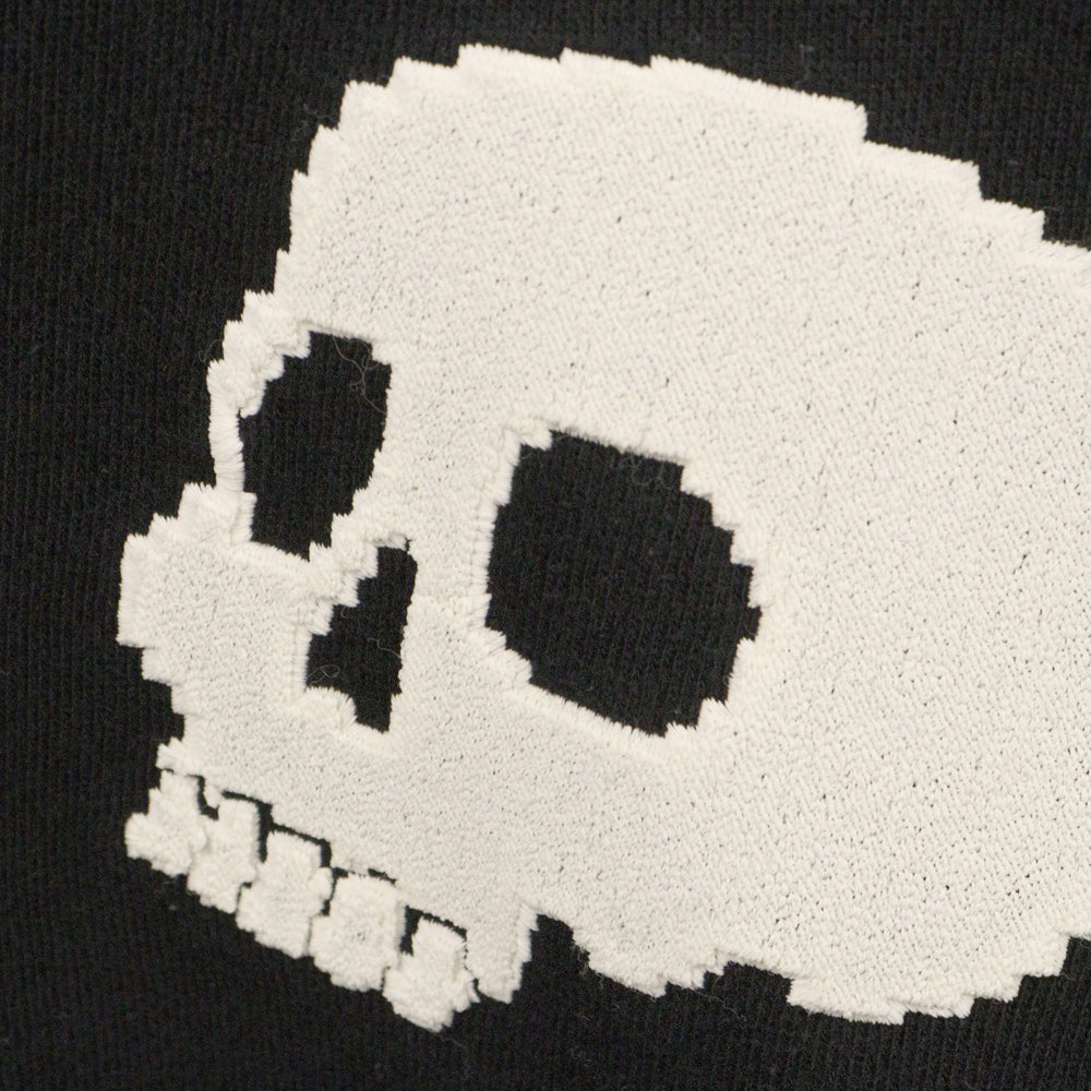 Palm Angels(パームエンジェルス) SKULL HOODIE スカルプリント プルオーバーパーカー ブラック