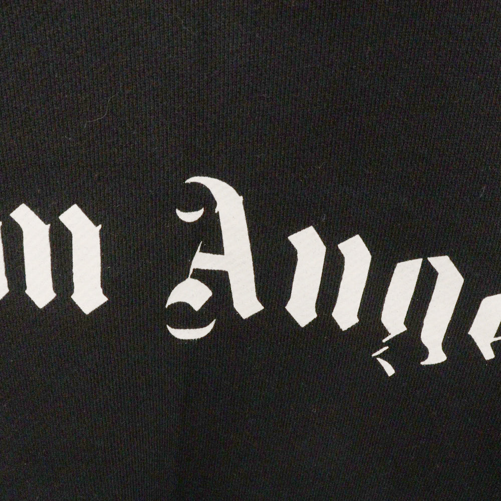 Palm Angels(パームエンジェルス) SKULL HOODIE スカルプリント プルオーバーパーカー ブラック