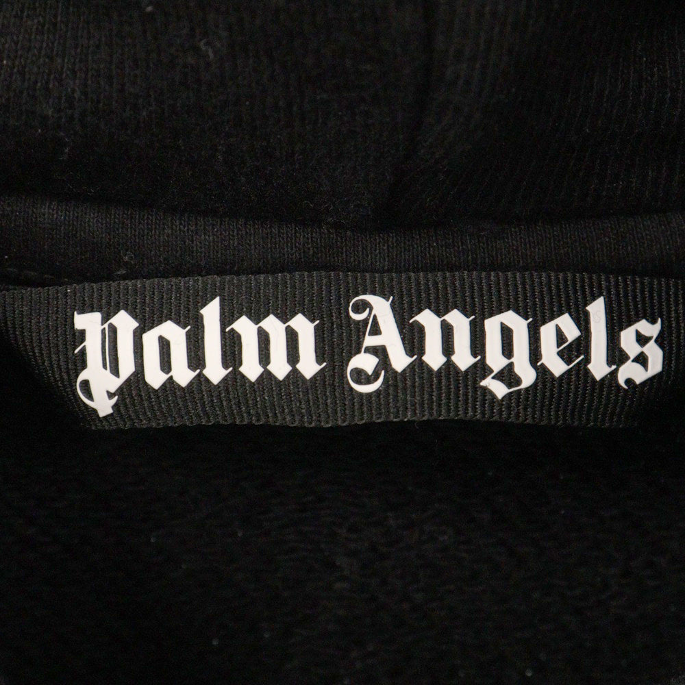Palm Angels(パームエンジェルス) SKULL HOODIE スカルプリント プルオーバーパーカー ブラック