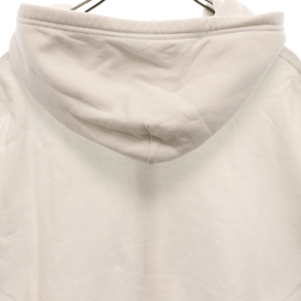 CHROME HEARTS(クロムハーツ) SWTSHRT HD ZIP 袖ロゴバックプリントジップアップパーカー ホワイト