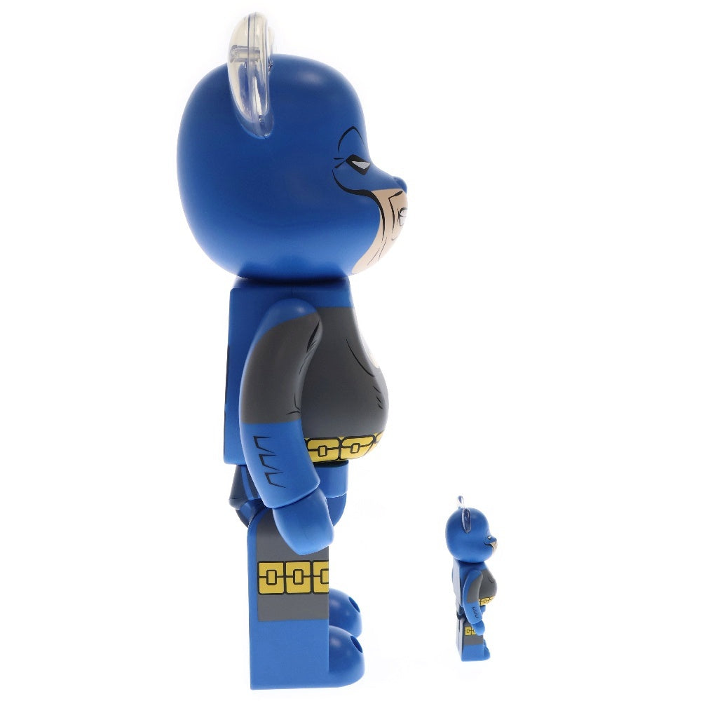 MEDICOM TOY(メディコムトイ) BE@RBRICK BATMAN THE DARK KNIGHT RETURNS ベアブリック バットマン ザダークナイトリターンズ フィギュア ブルー 100% & 400%