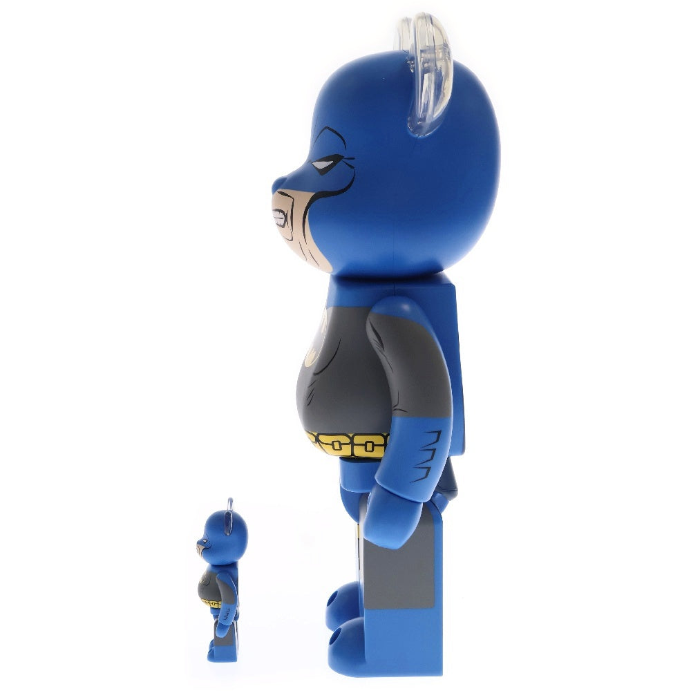 MEDICOM TOY(メディコムトイ) BE@RBRICK BATMAN THE DARK KNIGHT RETURNS ベアブリック バットマン ザダークナイトリターンズ フィギュア ブルー 100% & 400%