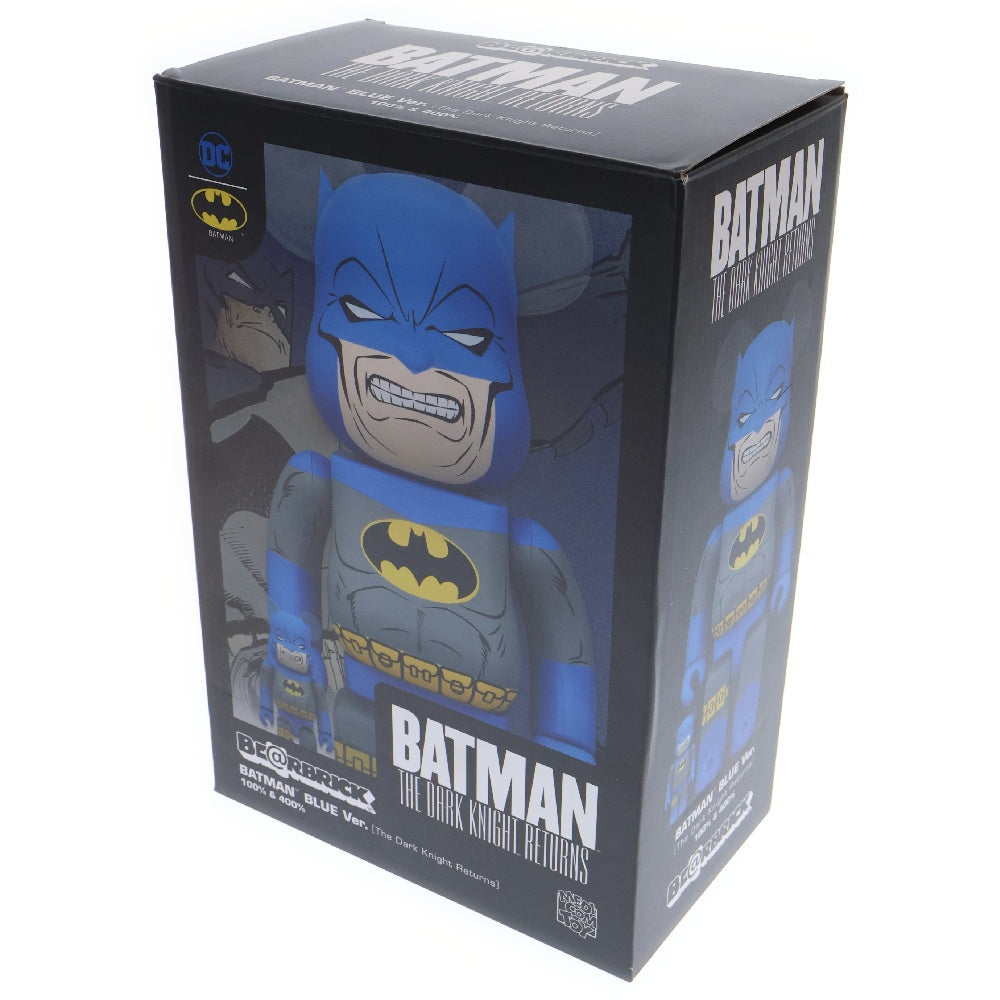 MEDICOM TOY(メディコムトイ) BE@RBRICK BATMAN THE DARK KNIGHT RETURNS ベアブリック バットマン ザダークナイトリターンズ フィギュア ブルー 100% & 400%