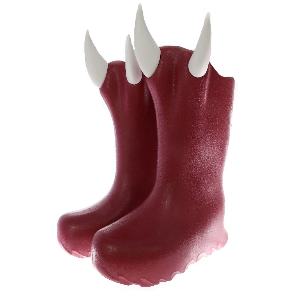 THUG CLUB(サグクラブ) ×FILA dragon boots ラバー ロング ドラゴンブーツ レッド