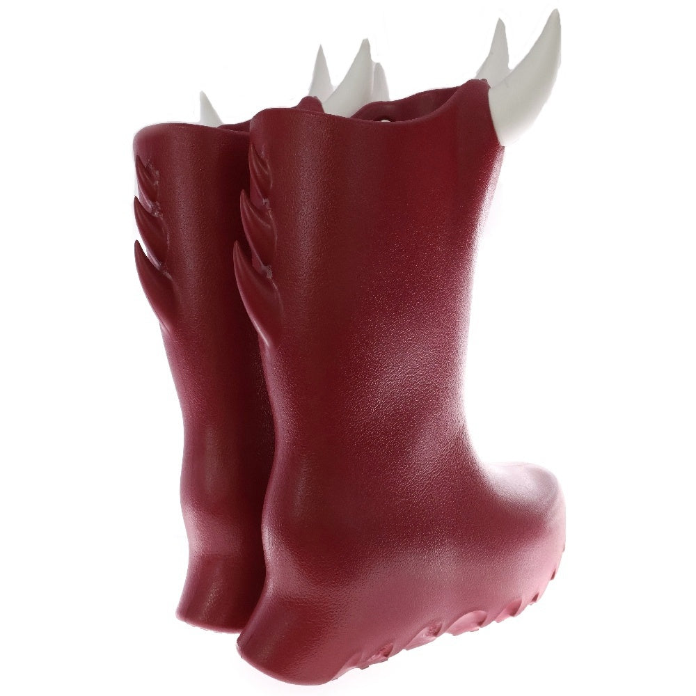 THUG CLUB(サグクラブ) ×FILA dragon boots ラバー ロング ドラゴンブーツ レッド