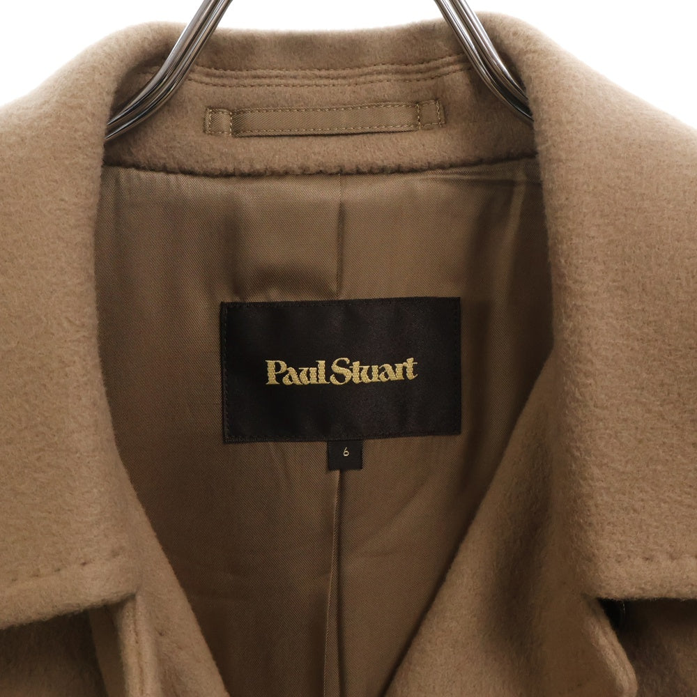PAUL STUART(ポールスチュアート) ウールビーバー ステンカラーコート ベージュ K1B09 496 40 レディース