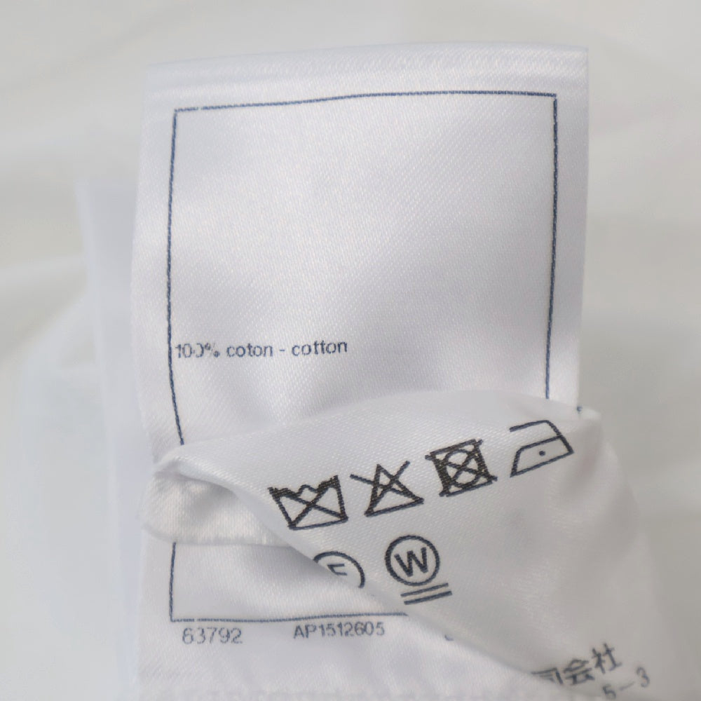 CHANEL(シャネル) 総柄 コットン 長袖シャツ P76386 V68186 ホワイト