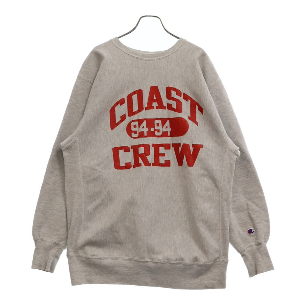 VINTAGE(ヴィンテージ) 90s REVERSE WEAVE SWEAT COAST CREW リバースウィーブ クルーネック スウェットトレーナー グレー