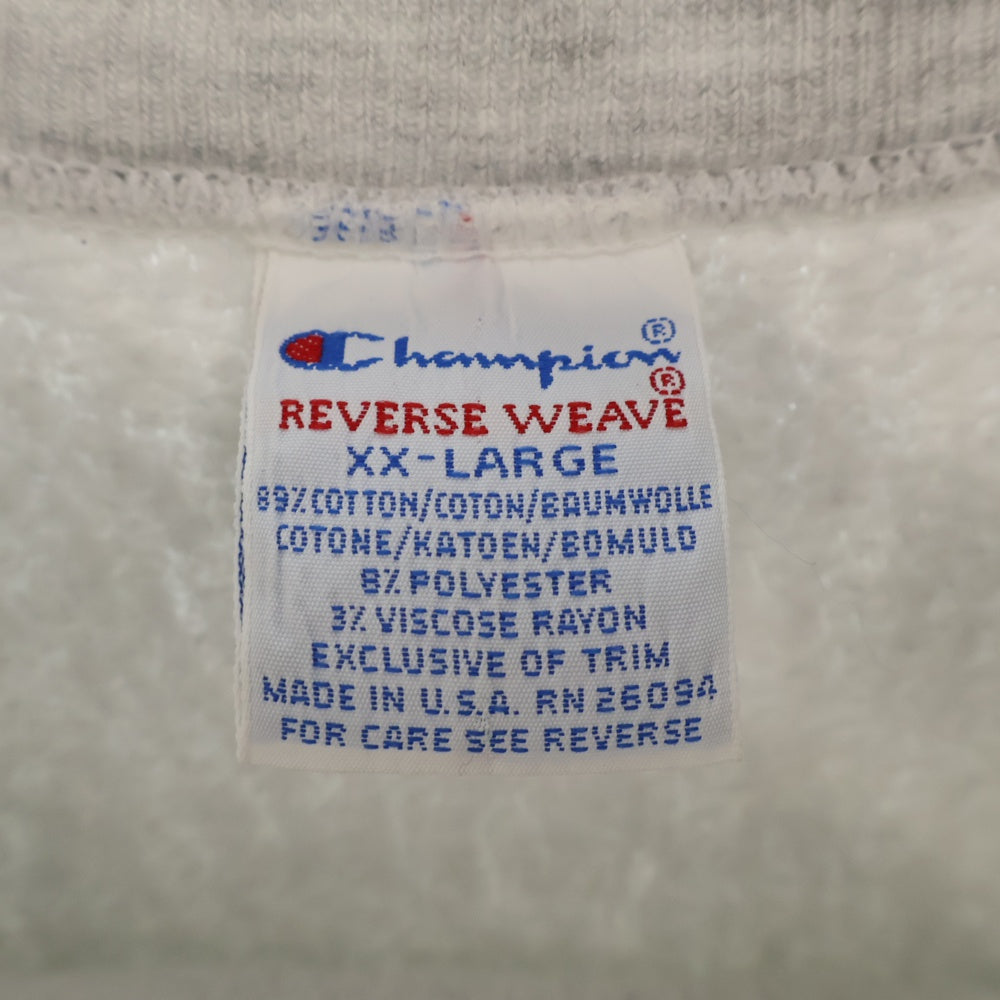 VINTAGE(ヴィンテージ) 90s REVERSE WEAVE SWEAT COAST CREW リバースウィーブ クルーネック スウェットトレーナー グレー