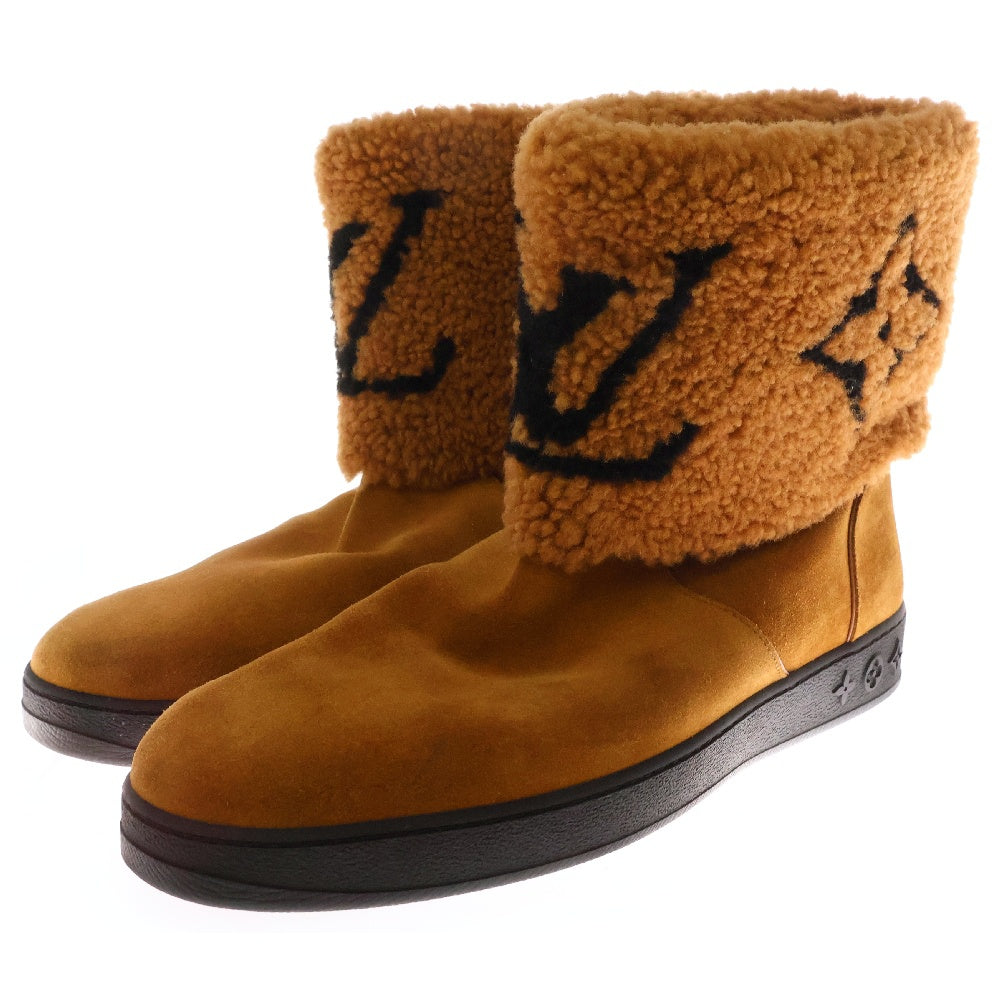 LOUIS VUITTON(ルイヴィトン) スノードロップライン ムートンブーツ スエード ライトブラウン FA0270