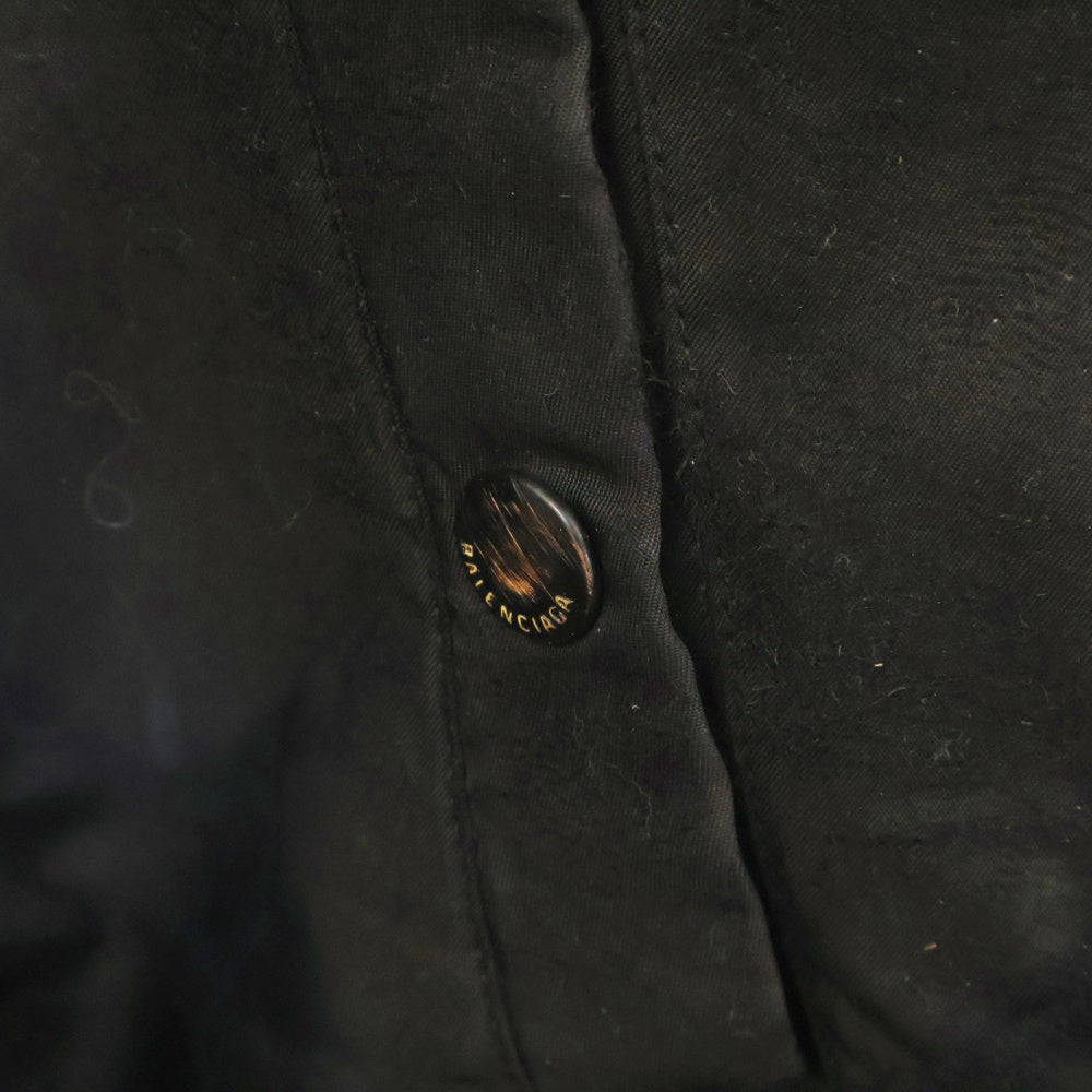 BALENCIAGA(バレンシアガ) MILITARY PARKA JACKET ミリタリー パーカー ファー フーデッド コート ジャケット 751730 TM013 ブラック