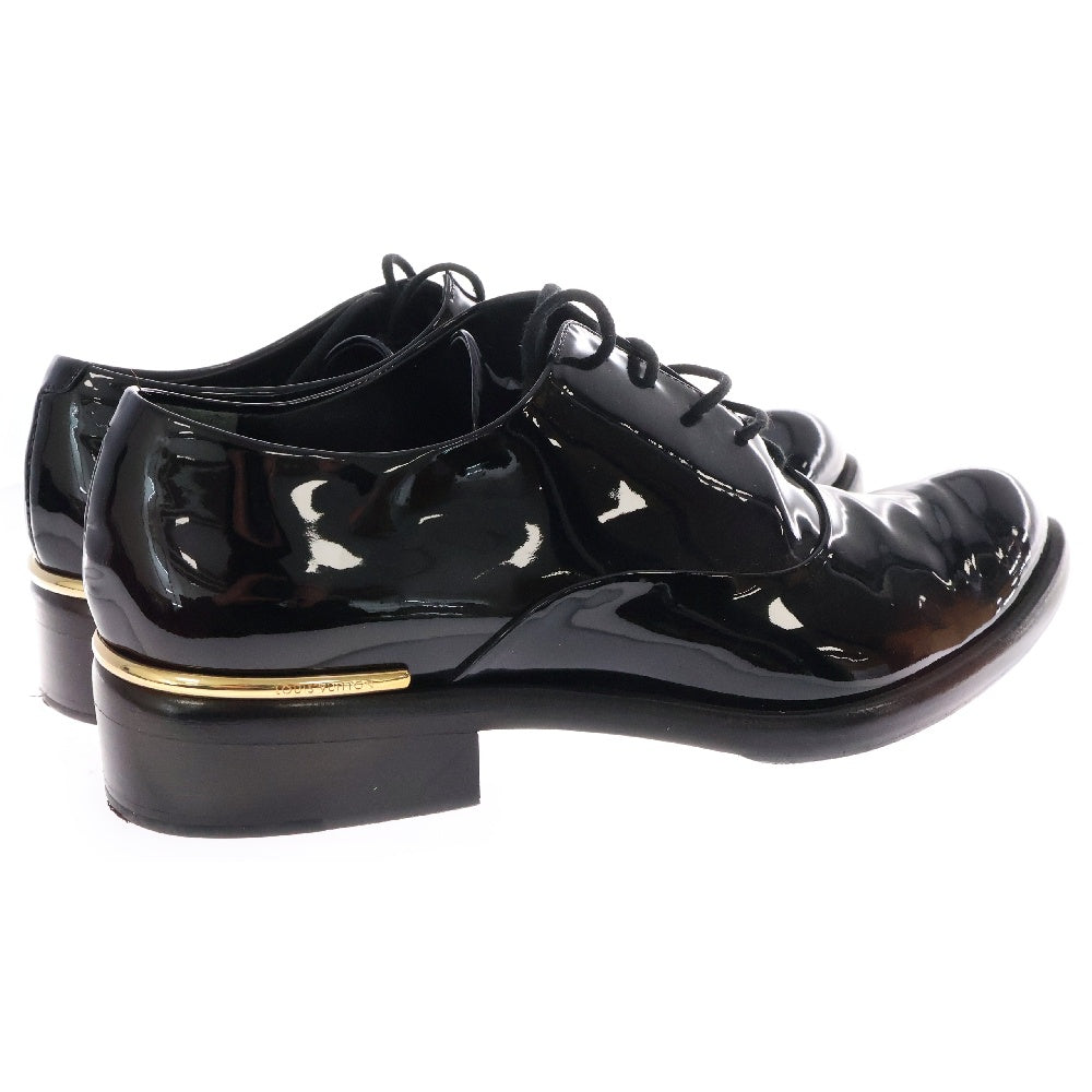 LOUIS VUITTON(ルイヴィトン) パテント レースアップ ドレスシューズ SC1104 ブラック レディース