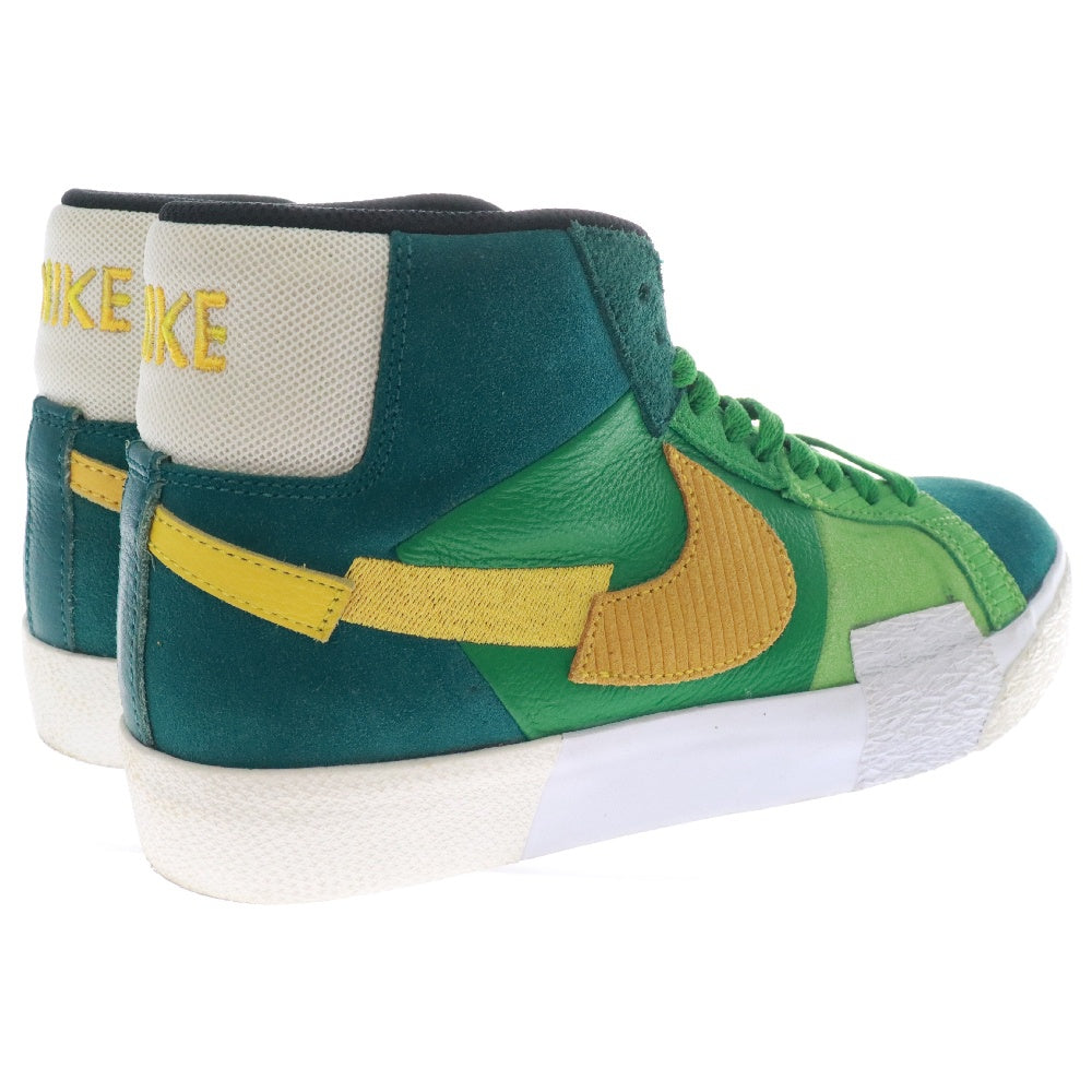 NIKE SB(ナイキエスビー) Zoom Blazer Mid Premium Aloe Verde ズーム ブレーザーミッド プレミアム アロエベルデ ミッドカットスニーカー DA8854-300 グリーン
