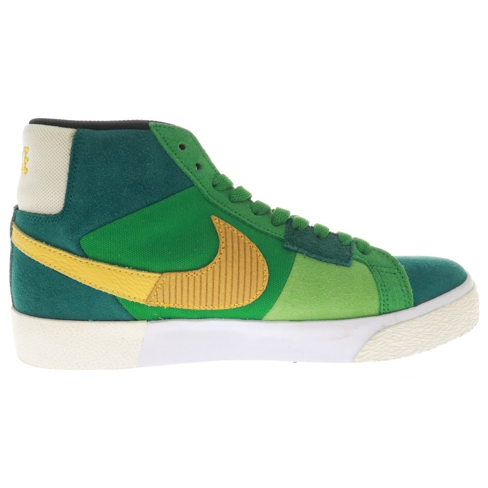 NIKE SB(ナイキエスビー) Zoom Blazer Mid Premium Aloe Verde ズーム ブレーザーミッド プレミアム アロエベルデ ミッドカットスニーカー DA8854-300 グリーン