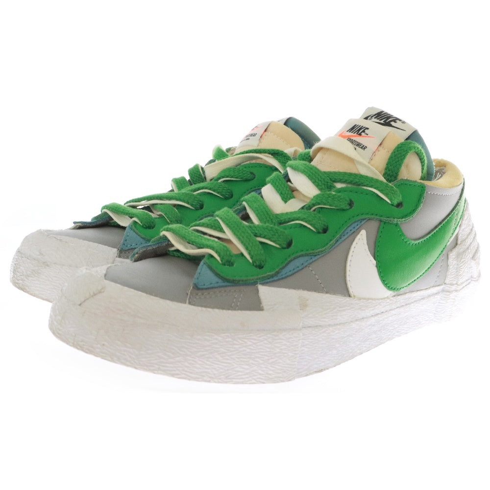 NIKE(ナイキ) ×SACAI BLAZER LOW CLASSIC GREEN サカイ ブレーザー ロー クラシックグリーン ローカットスニーカー DD1877-001 ホワイト/グリーン US6/24cm