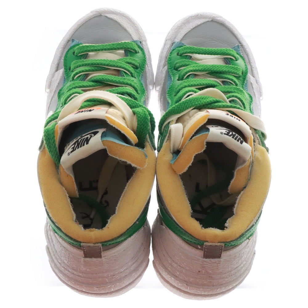 NIKE(ナイキ) ×SACAI BLAZER LOW CLASSIC GREEN サカイ ブレーザー ロー クラシックグリーン ローカットスニーカー DD1877-001 ホワイト/グリーン US6/24cm