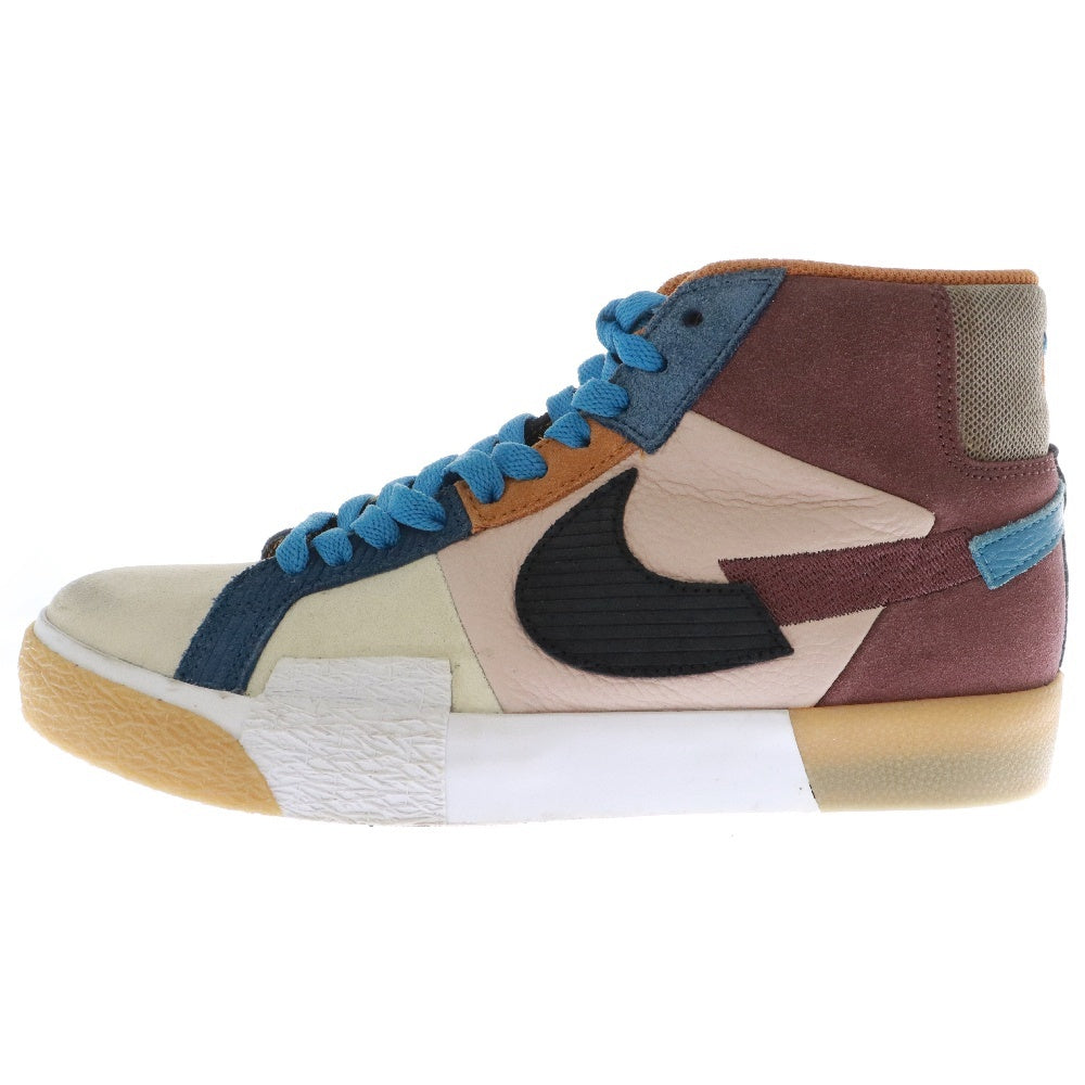 NIKE SB(ナイキエスビー) Blazer Mid Mosaic Brown ブレーザー ミッドカットスニーカー モザイクブラウン DA8854-600